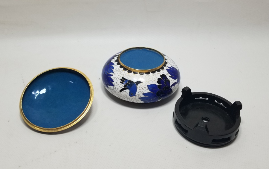 MİNE İŞÇİLİKLİ ANTİKA KAPAKLI ŞEKERLİK