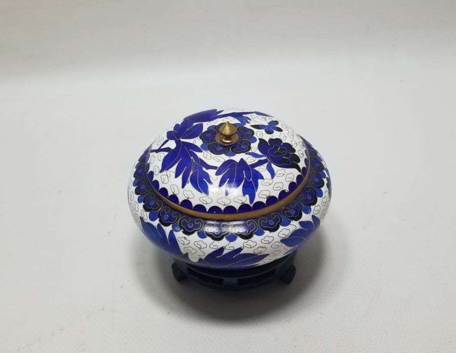 MİNE İŞÇİLİKLİ ANTİKA KAPAKLI ŞEKERLİK