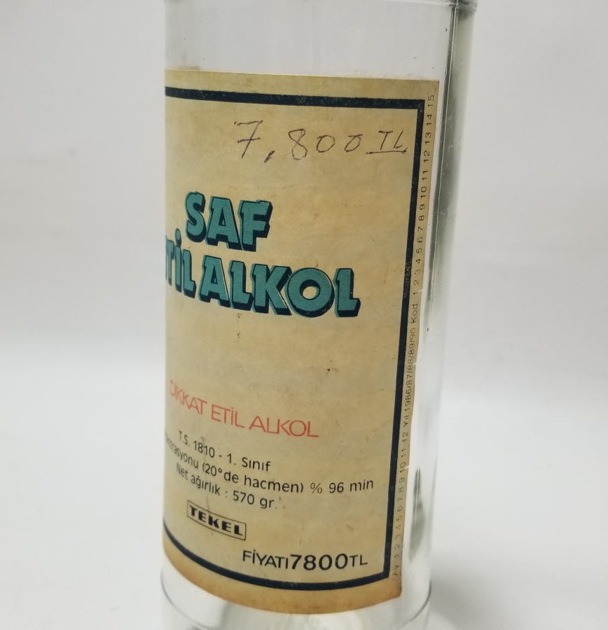 ANTİKA SAF ETİL ALKOL ŞİŞESİ