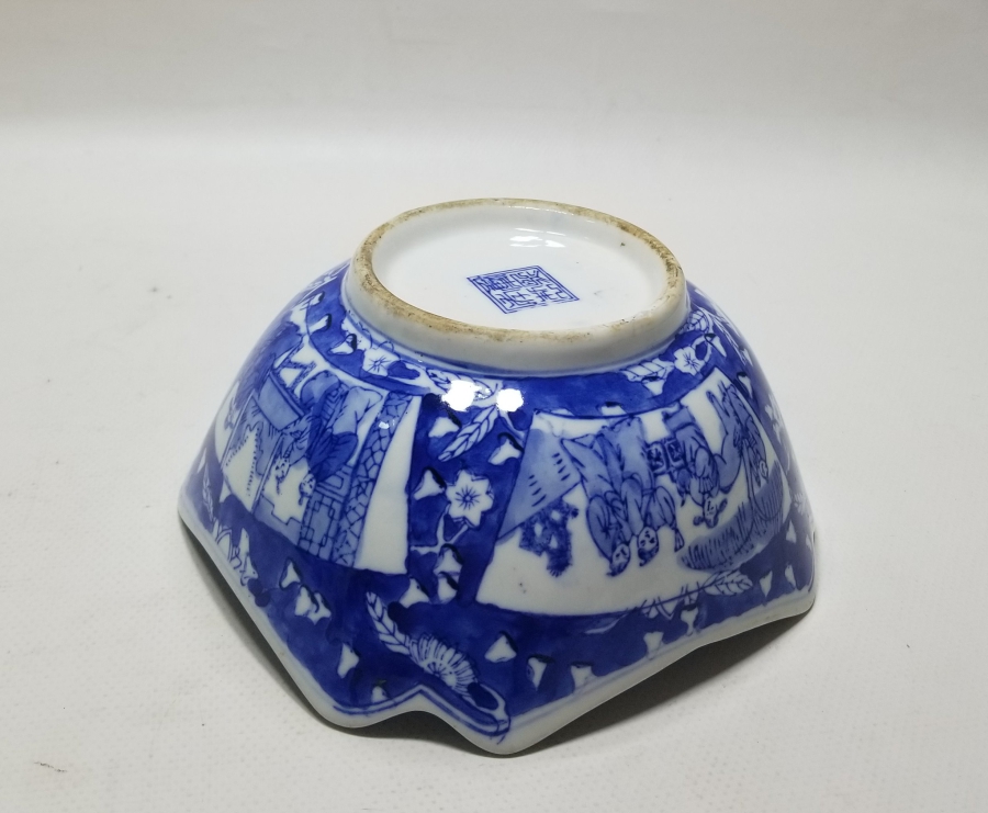 ALTI DAMGALI ANTİKA UZAKDOĞU PORSELEN KASE