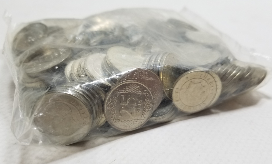 2009 YILI AÇILMAMIŞ DARPHANE PAKETİNDE KOLEKSİYONLUK 25 KURUŞLAR