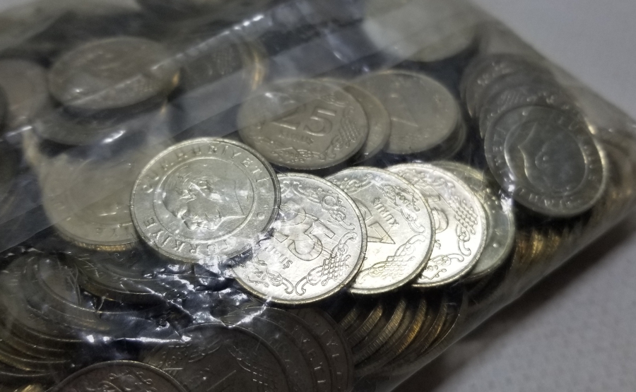 2009 YILI AÇILMAMIŞ DARPHANE PAKETİNDE KOLEKSİYONLUK 25 KURUŞLAR