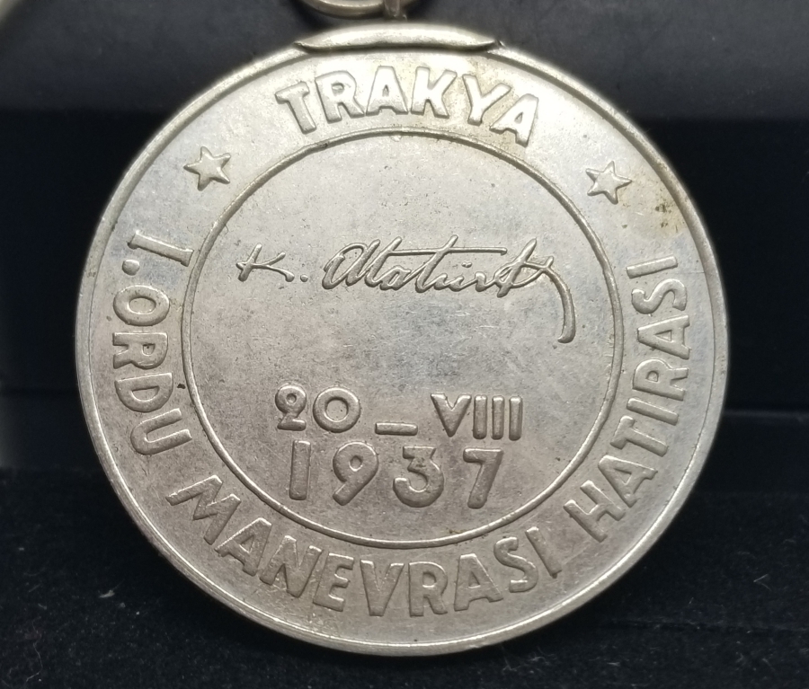 TRAKYA 1.ORDU MANEVRASI HATIRASI MADALYA