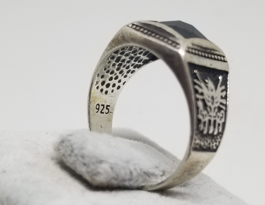 OSMANLI DEVLET ARMALI VE TUĞRALI GÜMÜŞ YÜZÜK