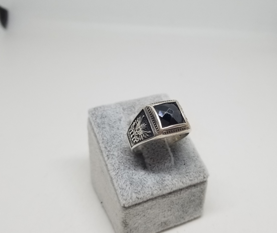 OSMANLI DEVLET ARMALI VE TUĞRALI GÜMÜŞ YÜZÜK