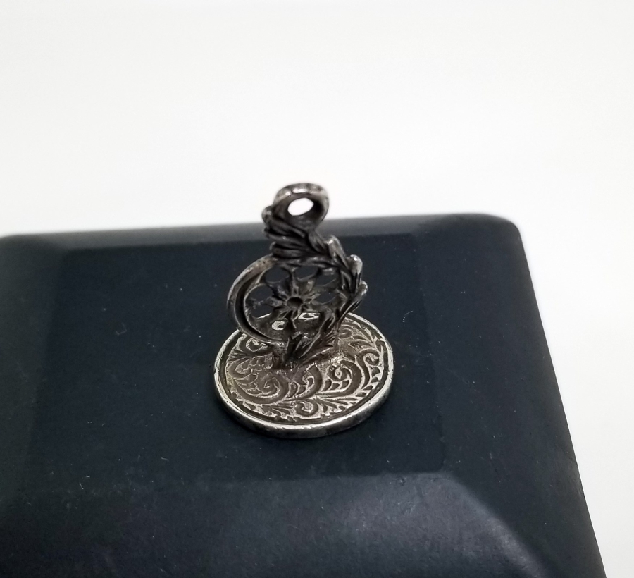 OSMANLI DÖNEMİ HAKKAK PARAFLI GÜMÜŞ ŞAHIS MÜHRÜ