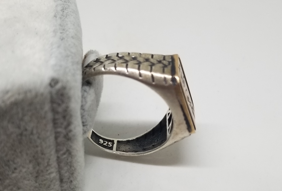 OSMANLICA HASBİALLAH YAZILI GÜMÜŞ YÜZÜK