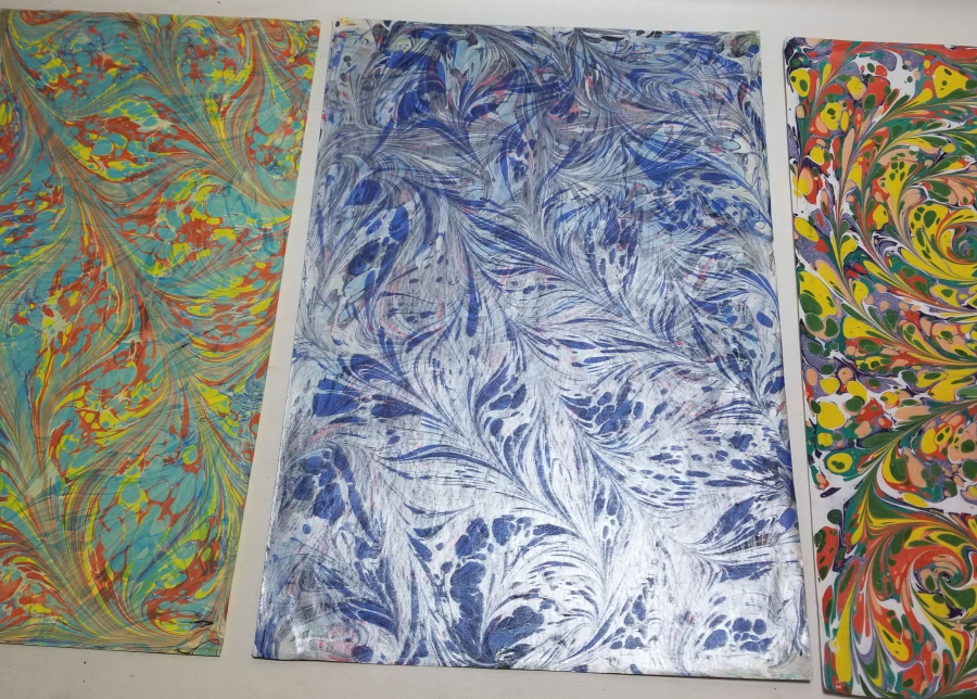 3 ADET EL YAPIMI EBRU HAT