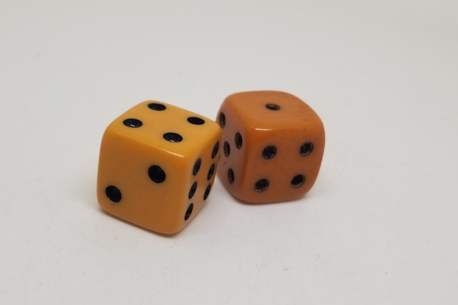 2 ADET ANTİKA KATALİN ZAR