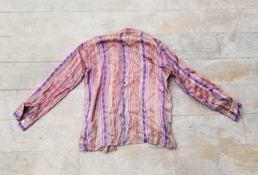 OSMANLI DÖNEMİ NADİR İPEKLİ YAKASIZ ERKEK GÖMLEĞİ - GÖYNEK