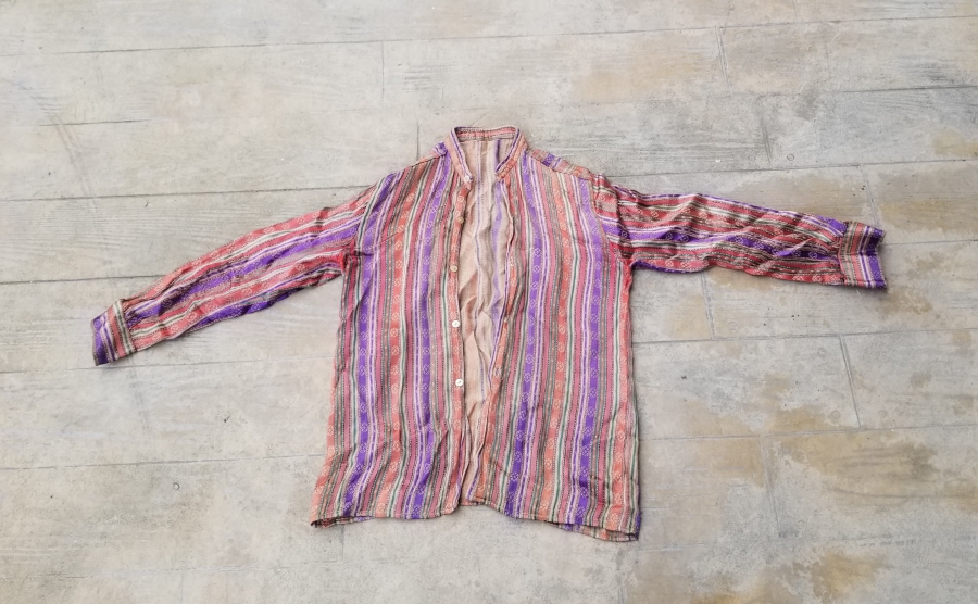 OSMANLI DÖNEMİ NADİR İPEKLİ YAKASIZ ERKEK GÖMLEĞİ - GÖYNEK