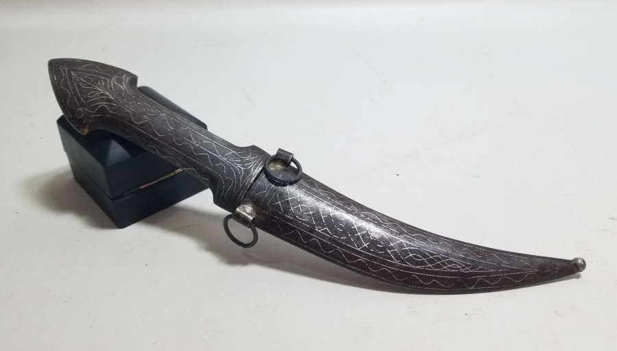 KOFGARİ İŞÇİLİKLİ OSMANLI DÖNEMİ ÇOK NADİR BURSA YAPIMI DERVİŞ HANÇERİ