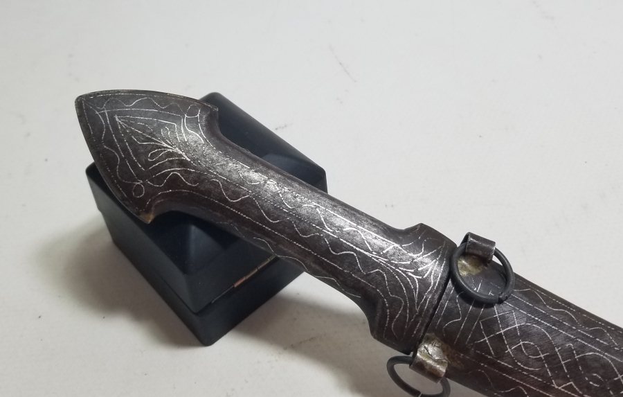 KOFGARİ İŞÇİLİKLİ OSMANLI DÖNEMİ ÇOK NADİR BURSA YAPIMI DERVİŞ HANÇERİ