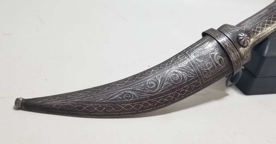 KOFGARİ İŞÇİLİKLİ OSMANLI DÖNEMİ ÇOK NADİR BURSA YAPIMI DERVİŞ HANÇERİ