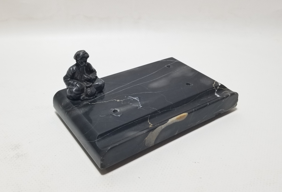 MERMER APLİKLİ ANTİKA KALEMLİK