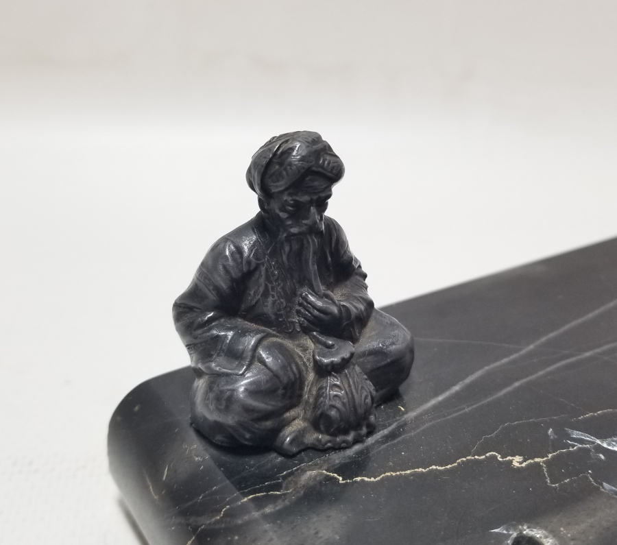 MERMER APLİKLİ ANTİKA KALEMLİK