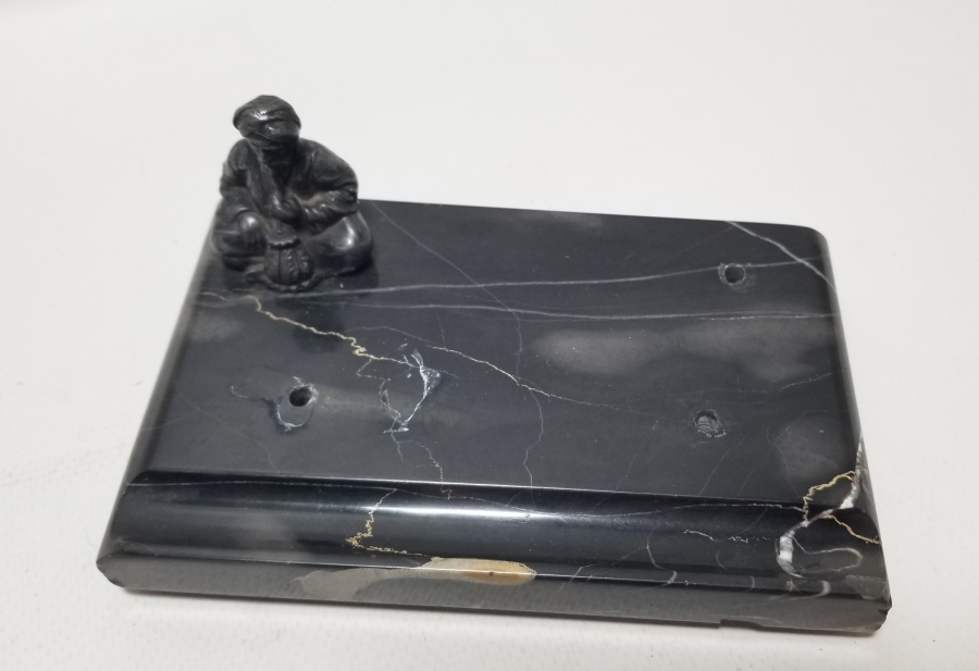 MERMER APLİKLİ ANTİKA KALEMLİK