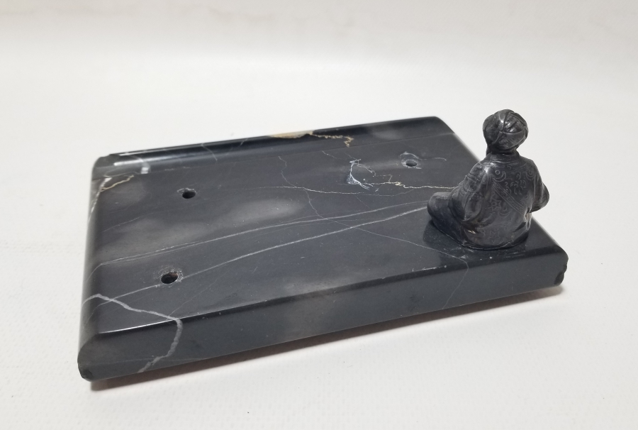 MERMER APLİKLİ ANTİKA KALEMLİK