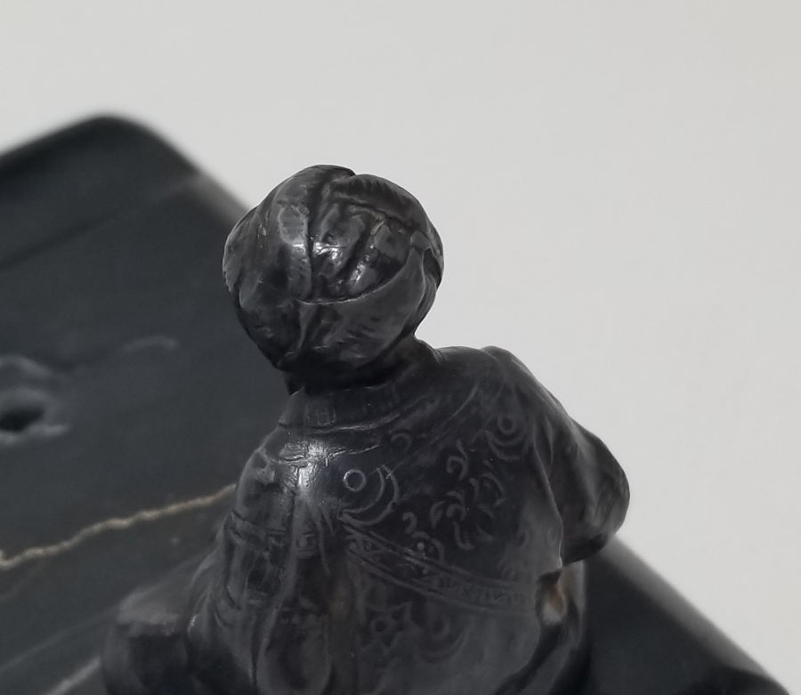 MERMER APLİKLİ ANTİKA KALEMLİK