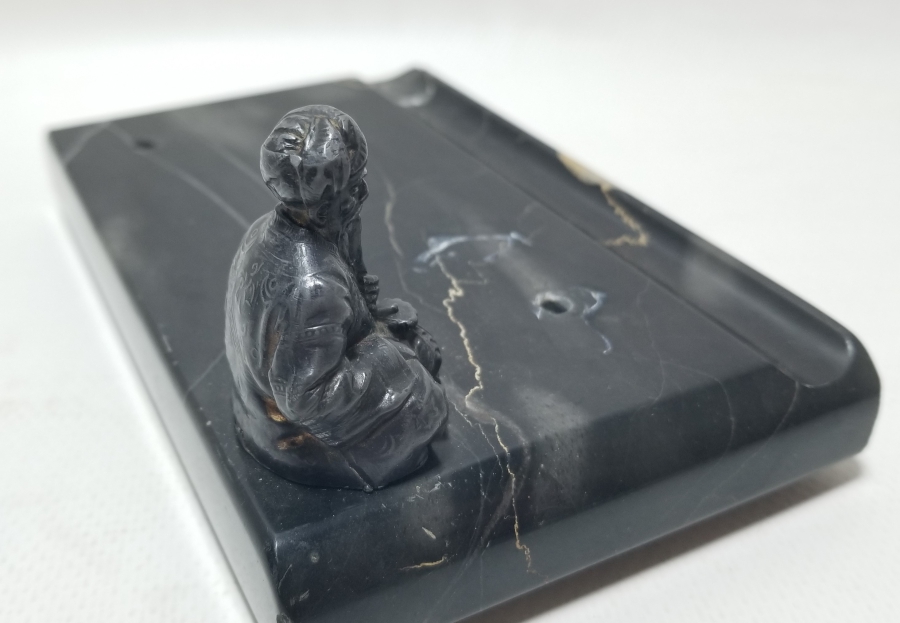 MERMER APLİKLİ ANTİKA KALEMLİK