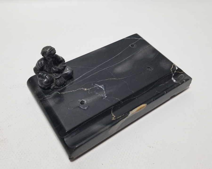 MERMER APLİKLİ ANTİKA KALEMLİK