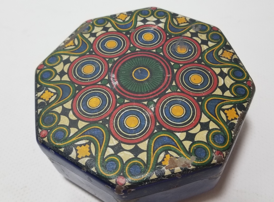 ANTİKA TENEKE ŞEKERLEME KUTUSU