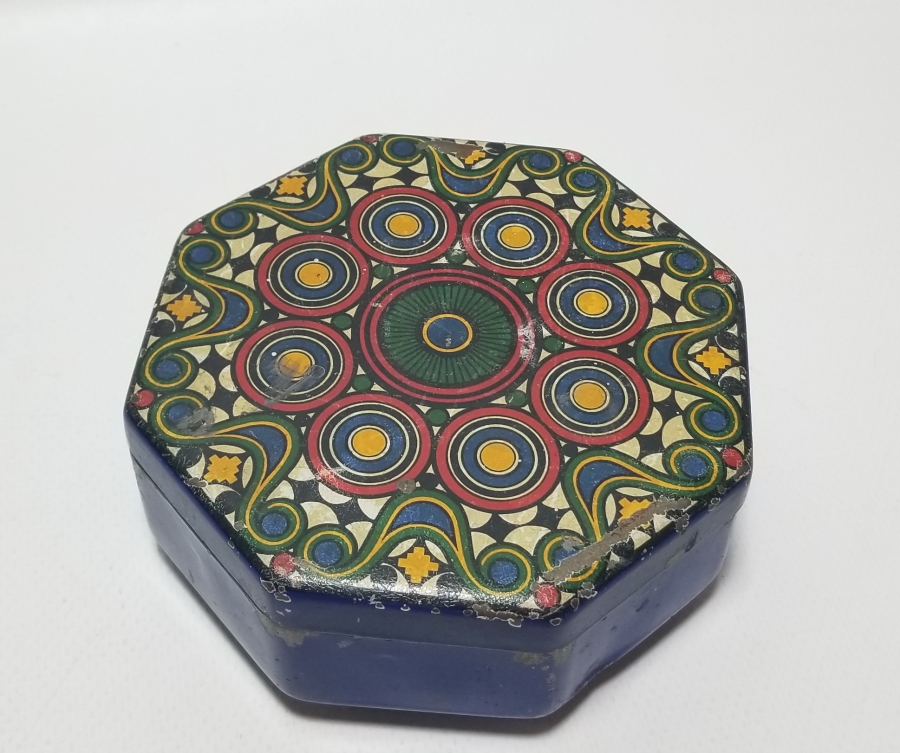 ANTİKA TENEKE ŞEKERLEME KUTUSU