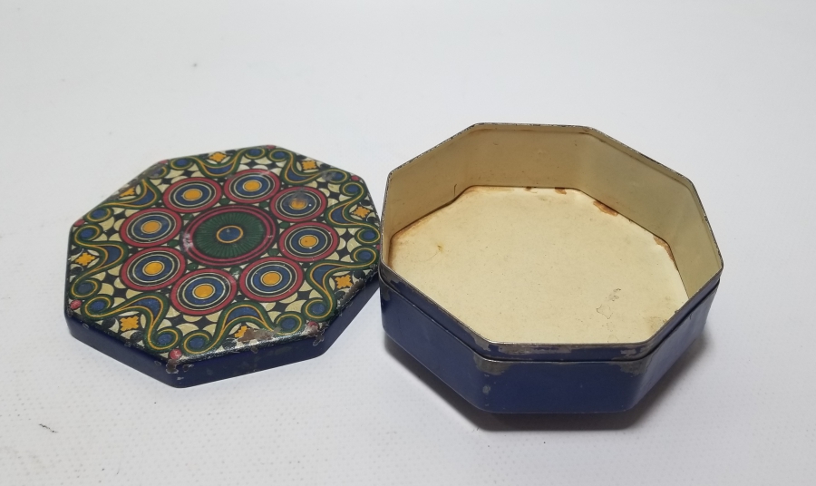 ANTİKA TENEKE ŞEKERLEME KUTUSU