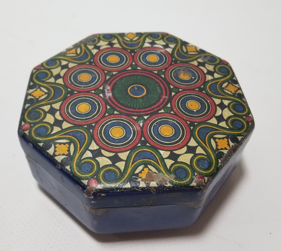 ANTİKA TENEKE ŞEKERLEME KUTUSU