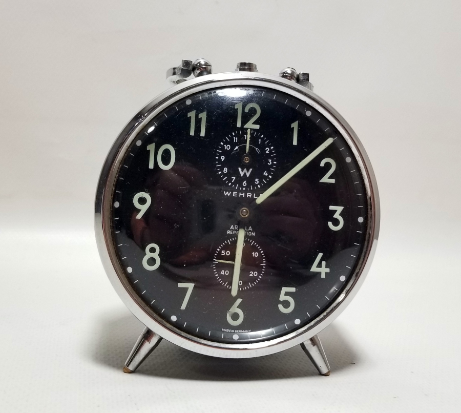 WEHRLE MARKA ANTİKA KURMALI MASA SAATİ