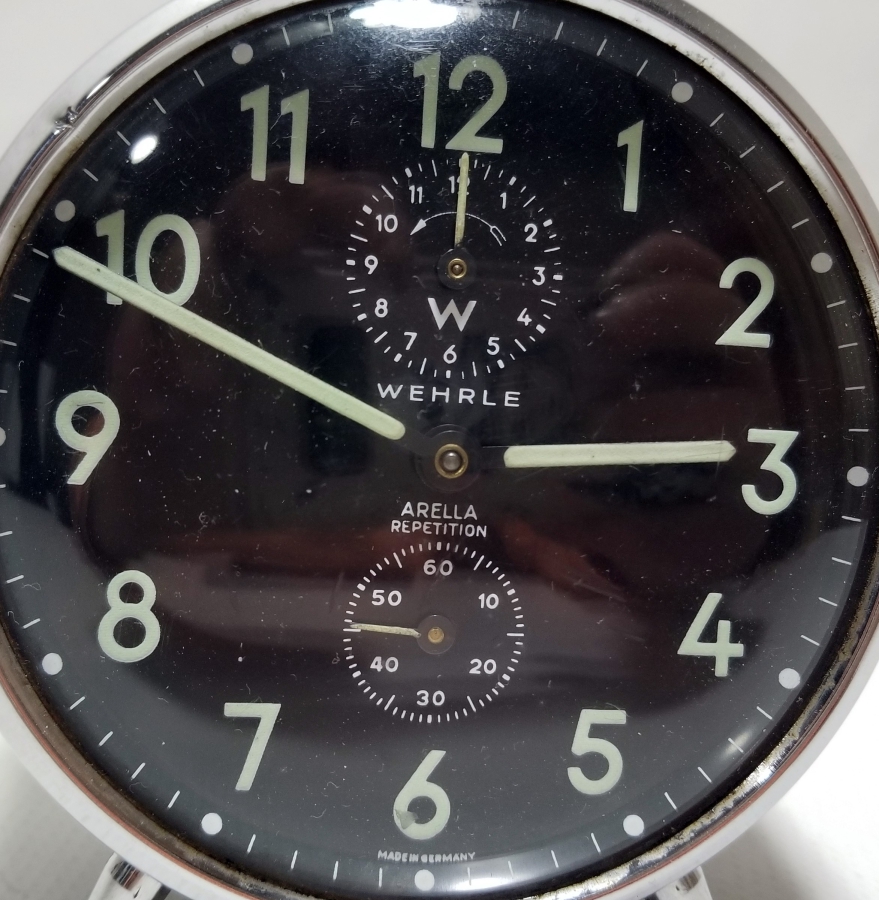 WEHRLE MARKA ANTİKA KURMALI MASA SAATİ