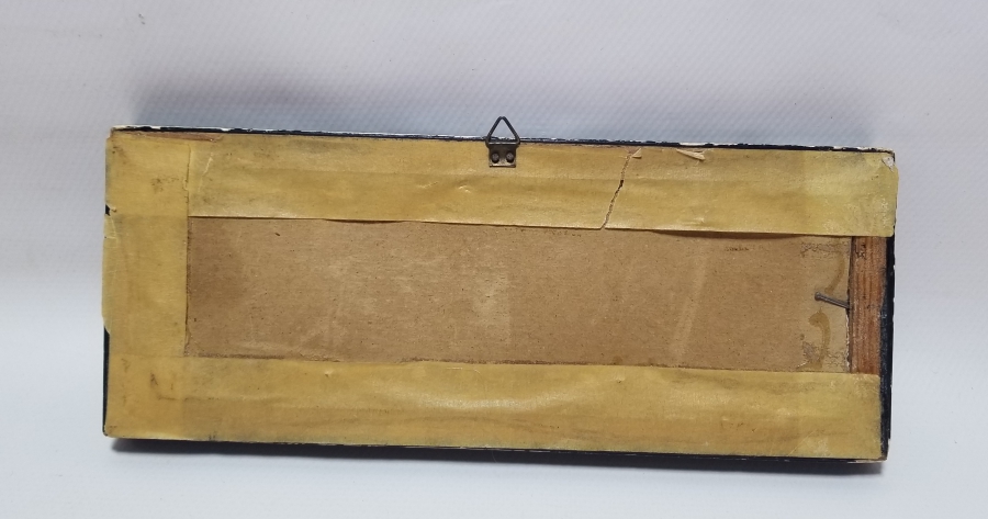 ÜZERİNDE EHLEM - SEHLEM YAZILI EL DOKUMA OSMANLI PANO