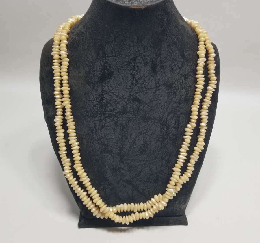 İNCİ BENZETMESİ ANTİKA KOLYE