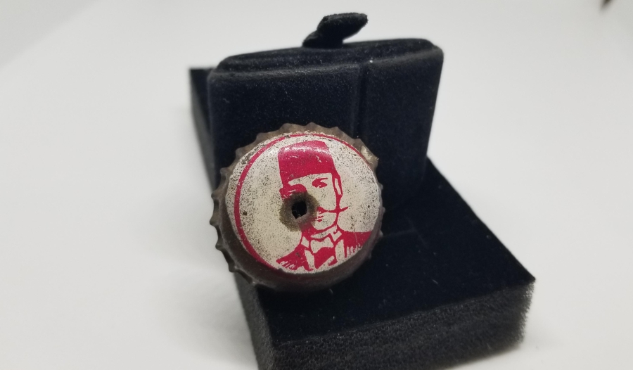 OSMANLI DÖNEMİ ÇOK NADİR GAZOZ KAPAĞI - İLK KEZ GÖRÜLÜYOR