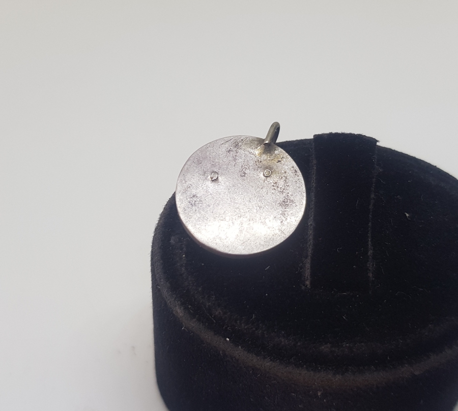 ÖZEL YAPIM OLTU TAŞI KOÇ BURCU ANTİKA KOLYE