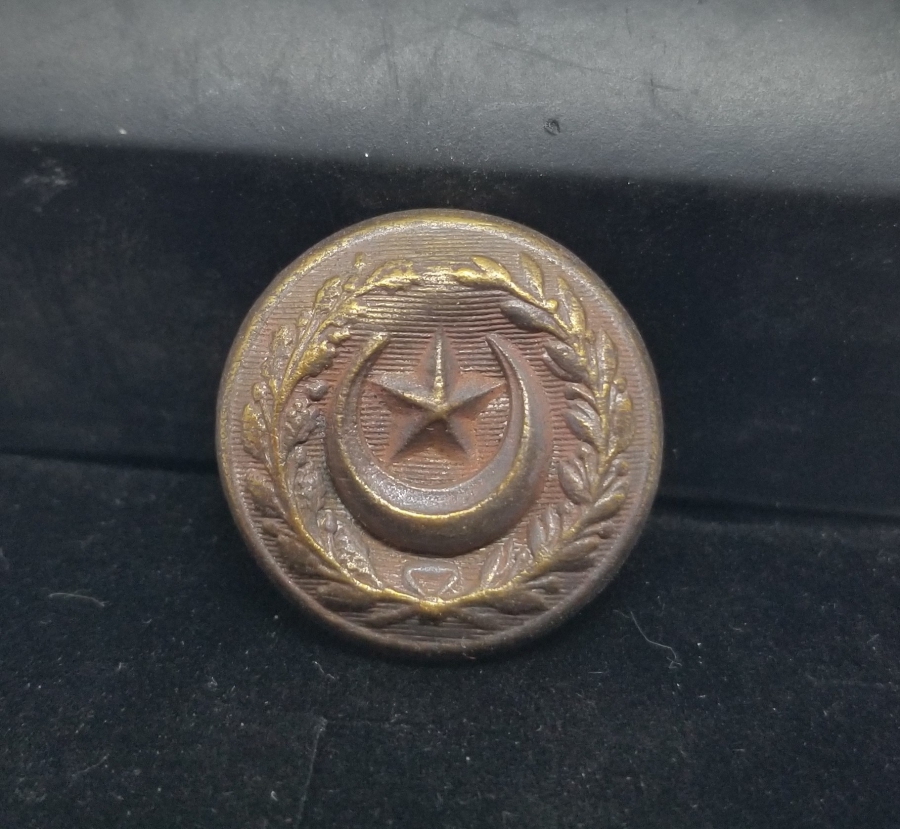 1. DÜNYA SAVAŞI DÖNEMİ NADİR TİPTE OSMANLI CEKET DÜĞMESİ