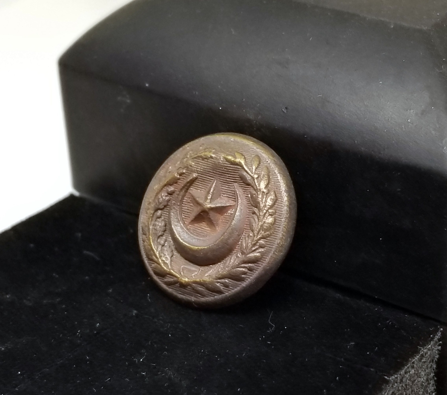 1. DÜNYA SAVAŞI DÖNEMİ NADİR TİPTE OSMANLI CEKET DÜĞMESİ