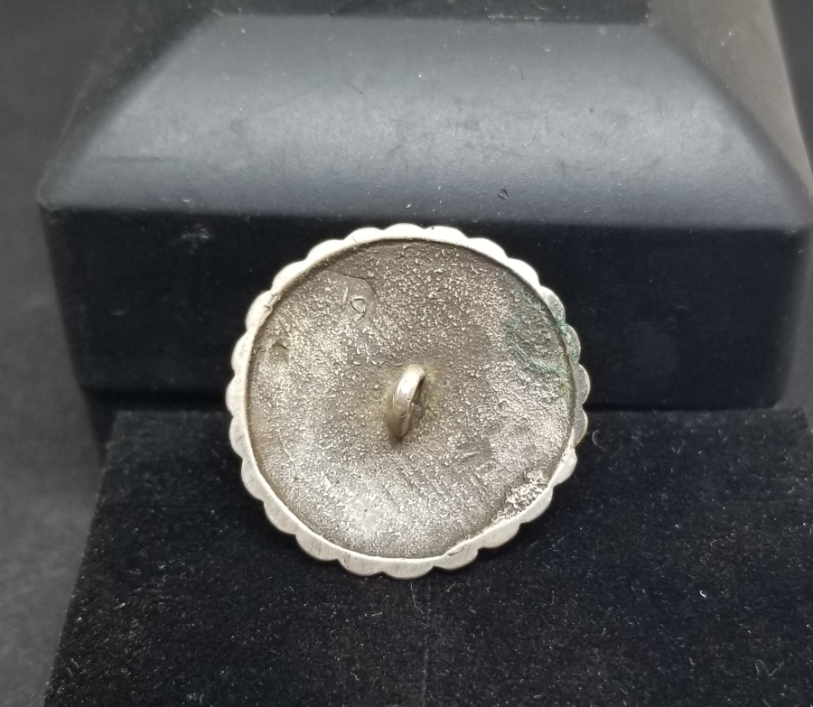 OSMANLI DÖNEMİ VAN DAMGALI NADİR GÜMÜŞ DÜĞME