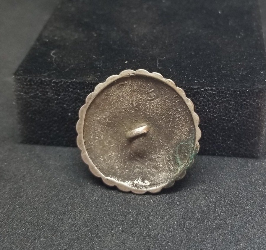 OSMANLI DÖNEMİ VAN DAMGALI NADİR GÜMÜŞ DÜĞME