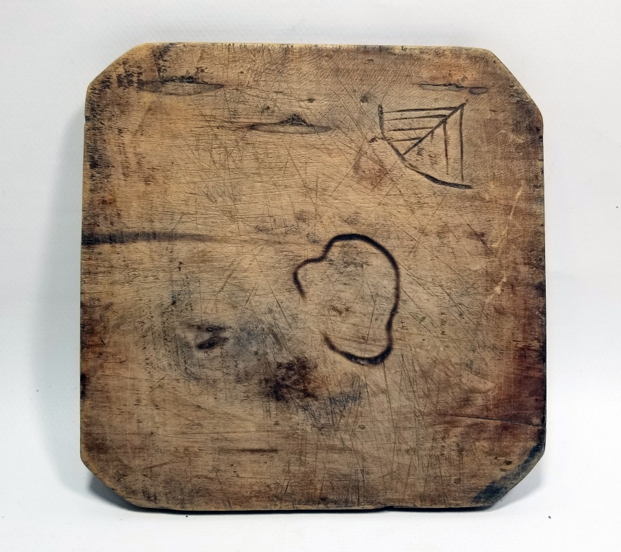 OSMANLI DÖNEMİ EL OYMA AHŞAP NARGİLE NİHALESİ