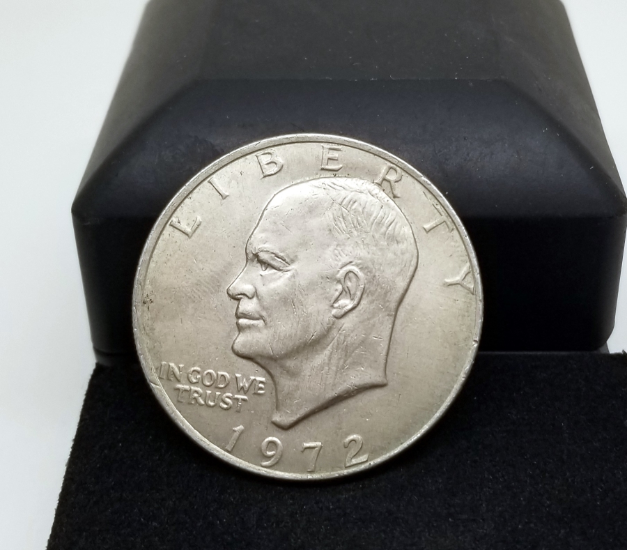 YÜKSEK KONDSİYONDA KOLEKSİYONLUK 1972 GÜMÜŞ 1 DOLAR