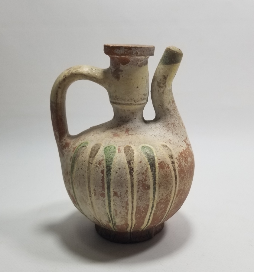 OSMANLI DÖNEMİ ÜZERİ AKITMA EBRULU KINIK ZEMZEM TESTİSİ