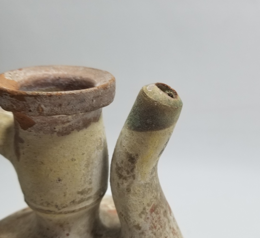 OSMANLI DÖNEMİ ÜZERİ AKITMA EBRULU KINIK ZEMZEM TESTİSİ