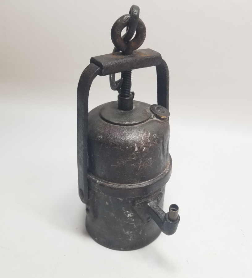 OSMANLI DÖNEMİ NADİR MADENCİ KARPİT LAMBASI