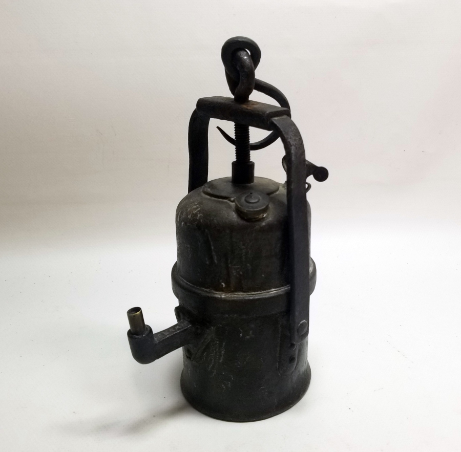 OSMANLI DÖNEMİ NADİR MADENCİ KARPİT LAMBASI