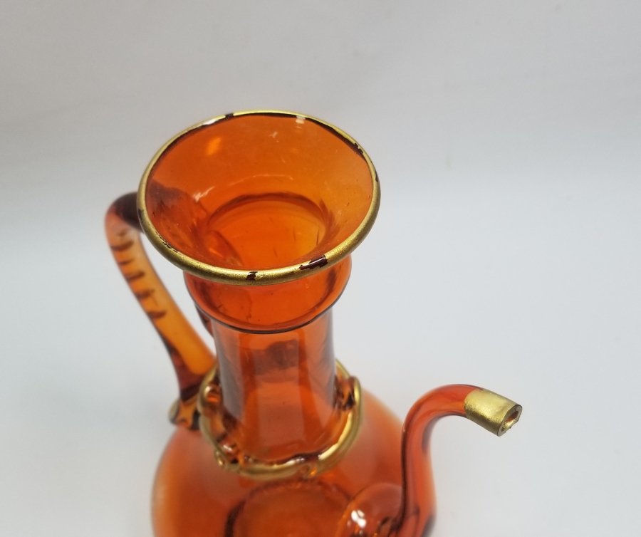 KOPARMA İŞÇİLİKLİ ANTİKA CAM ZEMZEMLİK