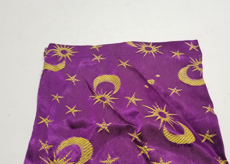 ÜZERİ AY YILDIZ FİGÜRLÜ OSMANLI DÖNEMİ BURSA YAPIMI BÜYÜK BOY İPEK KESE