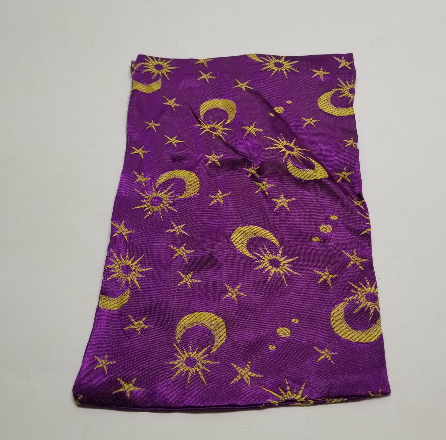 ÜZERİ AY YILDIZ FİGÜRLÜ OSMANLI DÖNEMİ BURSA YAPIMI BÜYÜK BOY İPEK KESE