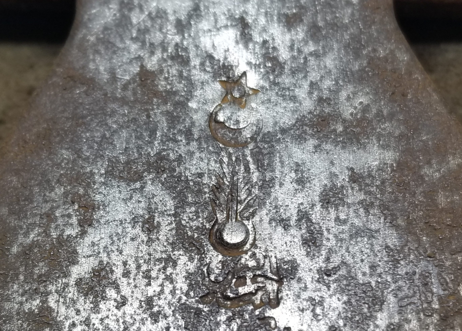 ÜZERİ OSMANLICA YAZILI OSMANLI DÖNEMİ NADİR KÜTAHYA KAPI KİLİDİ