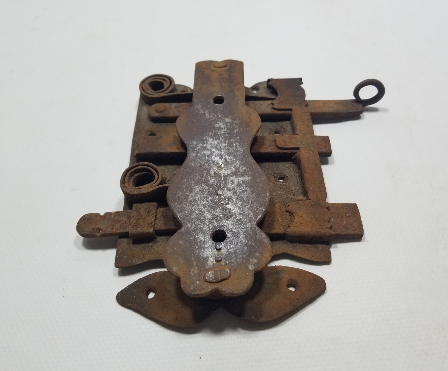 ÜZERİ OSMANLICA YAZILI OSMANLI DÖNEMİ NADİR KÜTAHYA KAPI KİLİDİ